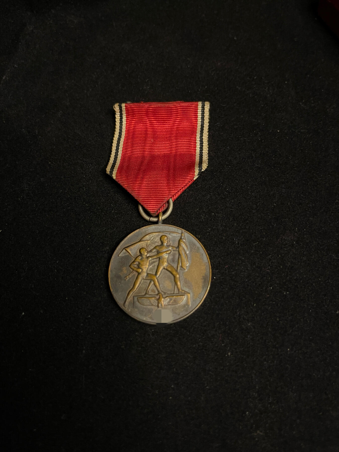 勋章专场 德国（1939）德奥合并奖章 少见带原盒