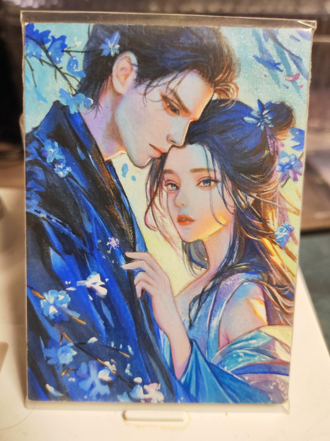 阳大大卡牌拍卖第85期（持续收拍品，周六晚上九点截拍，进群福利早知道） 【手绘卡】知名画师 金蝉 追梦相遇