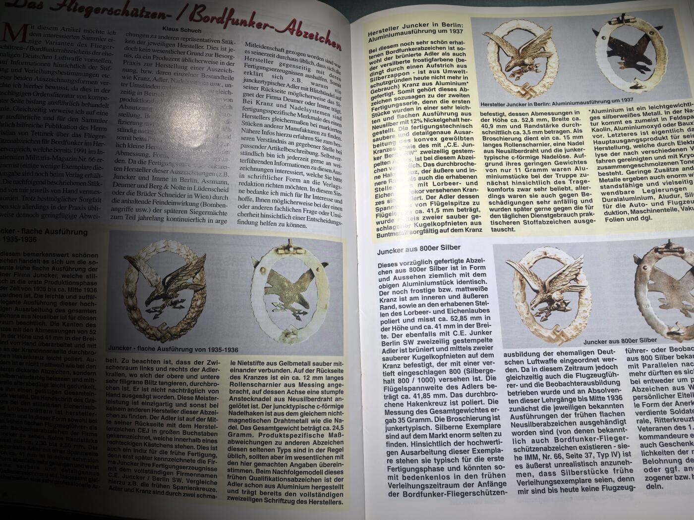 盛世勋华——号角文化勋章邮票专场拍卖第291期 德国出版 Militaria-Magazin杂志 2003年1/2月刊总第106期 58页