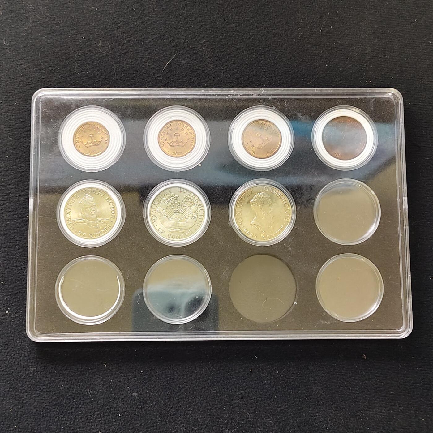 【全场包邮】纯粹捡漏拍482场（免费代拍第19场）-币封+套装+富兰克林（注意佣金） 【盒装套币】塔吉克斯坦各年份7枚套币一盒