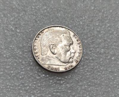 瓶子🏺第219期拍卖会 -  德国1938年兴登堡2马克银币