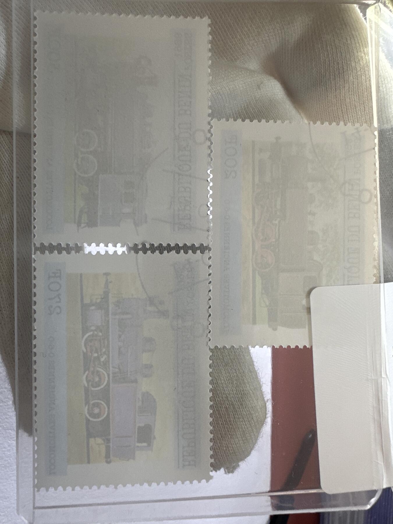 12.6邮票专场 贝宁共和国2998年老式火车系列5枚