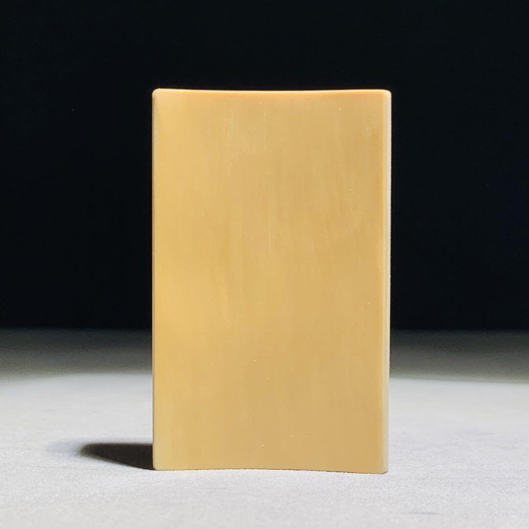 听雨轩（34）天然彩绘实心玉竹牌专场 实心玉竹牌   普贤菩萨 4*6cm