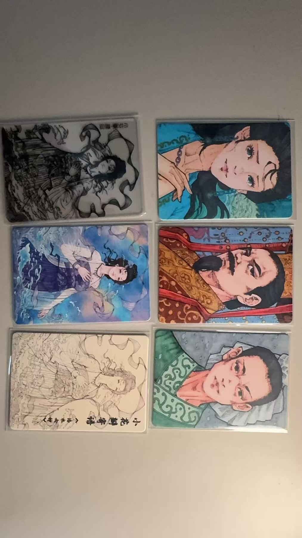 第十五期 小花瓣 洛水 女神   手绘复刻3张限编+3张