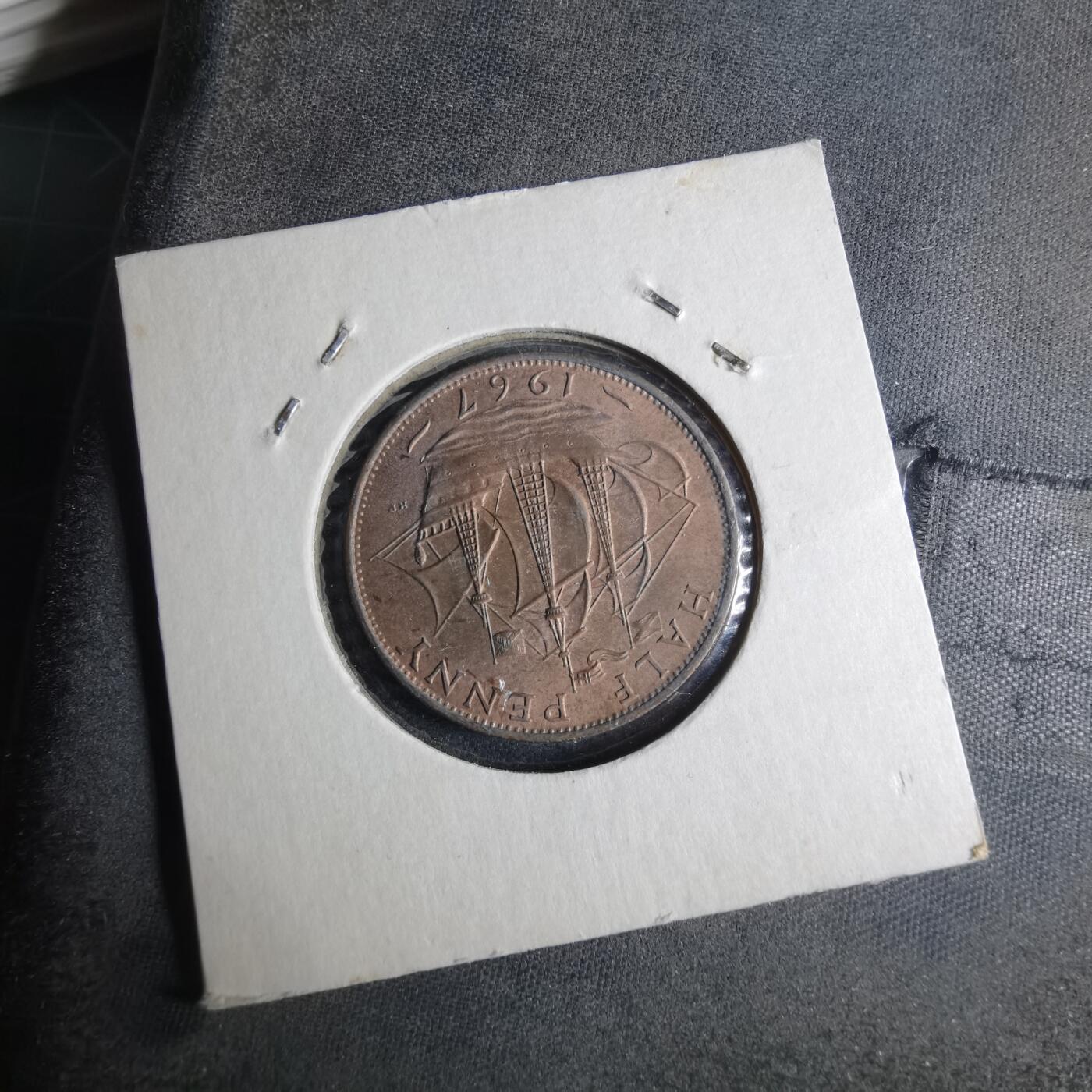 沼泽如烟--第922场 英国1967年半便士