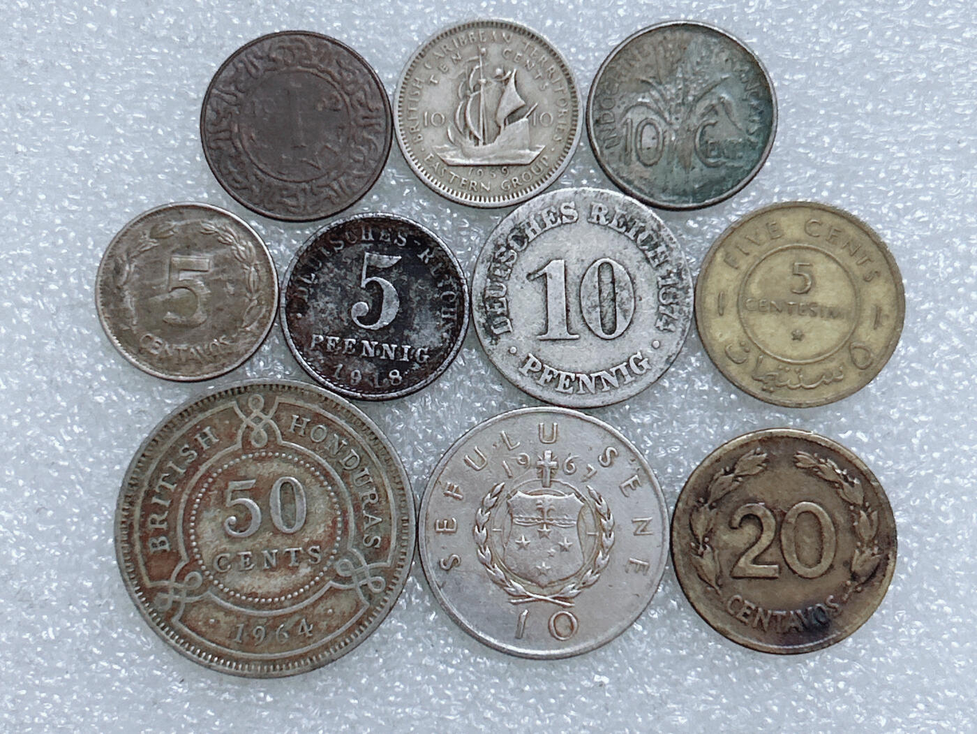 第一海外回流一元起拍收藏 散集专场  第275期 硬币一组 10枚