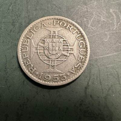 蒂克钱币-第49场 外国硬币散币场 - 葡属安哥拉 1953年 2.5 埃斯库多 硬币