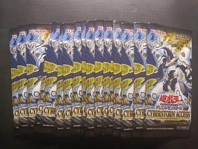 荟藏Assembly特殊场甲号——卡牌处理 - 游戏王 日文日版 电子风暴访问补充包 批量17包 不做内含出货任何承诺