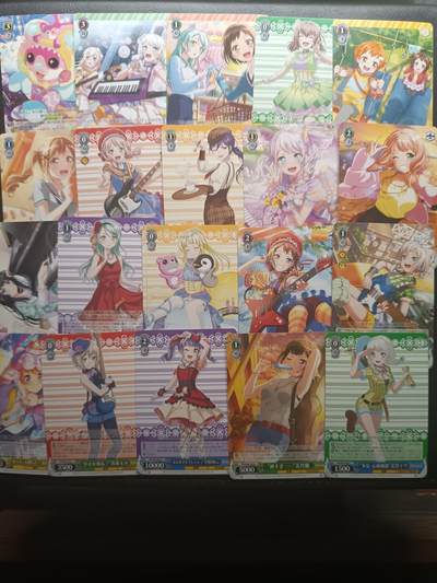 荟藏Assembly特殊场甲号——卡牌处理 - WS黑白之翼 BanGDream系列 日版第一系列平卡批量20张批量9 全新