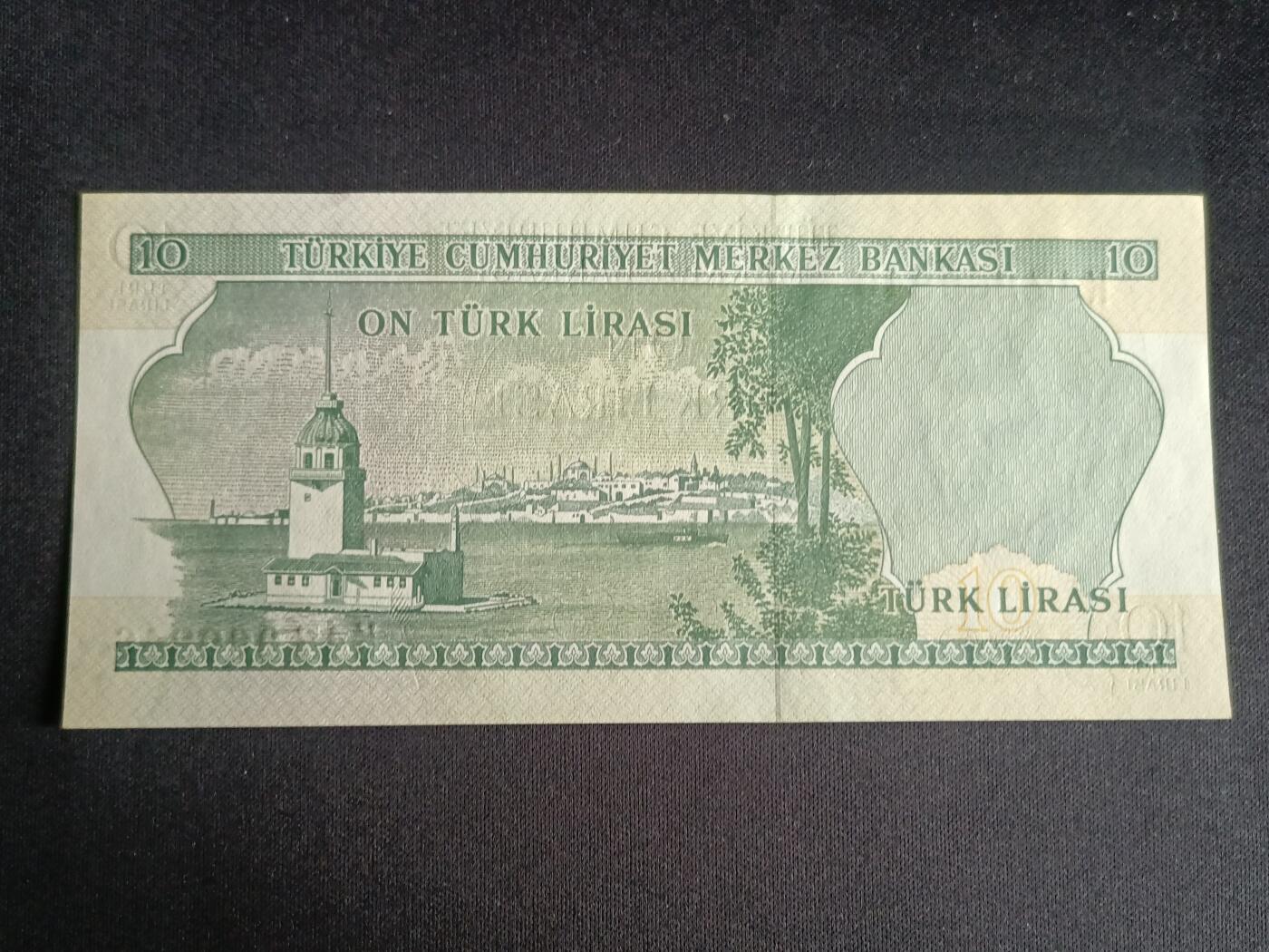 【游宝拍卖】乙巳蛇年91期 第四季首拍场  土耳其-10里拉【首版 全新UNC】