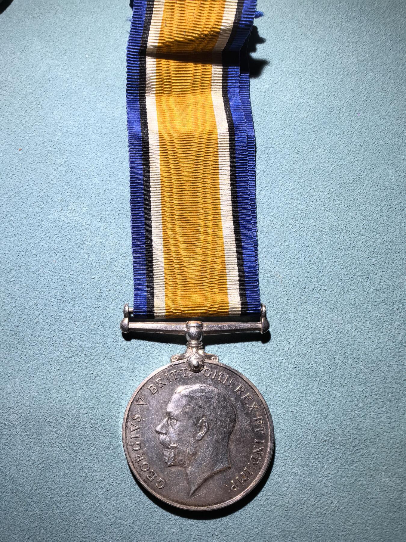 盛世勋华——号角文化勋章邮票专场拍卖第291期 英国一战战争奖章 银制 重1盎司925银 原绶带带边铭