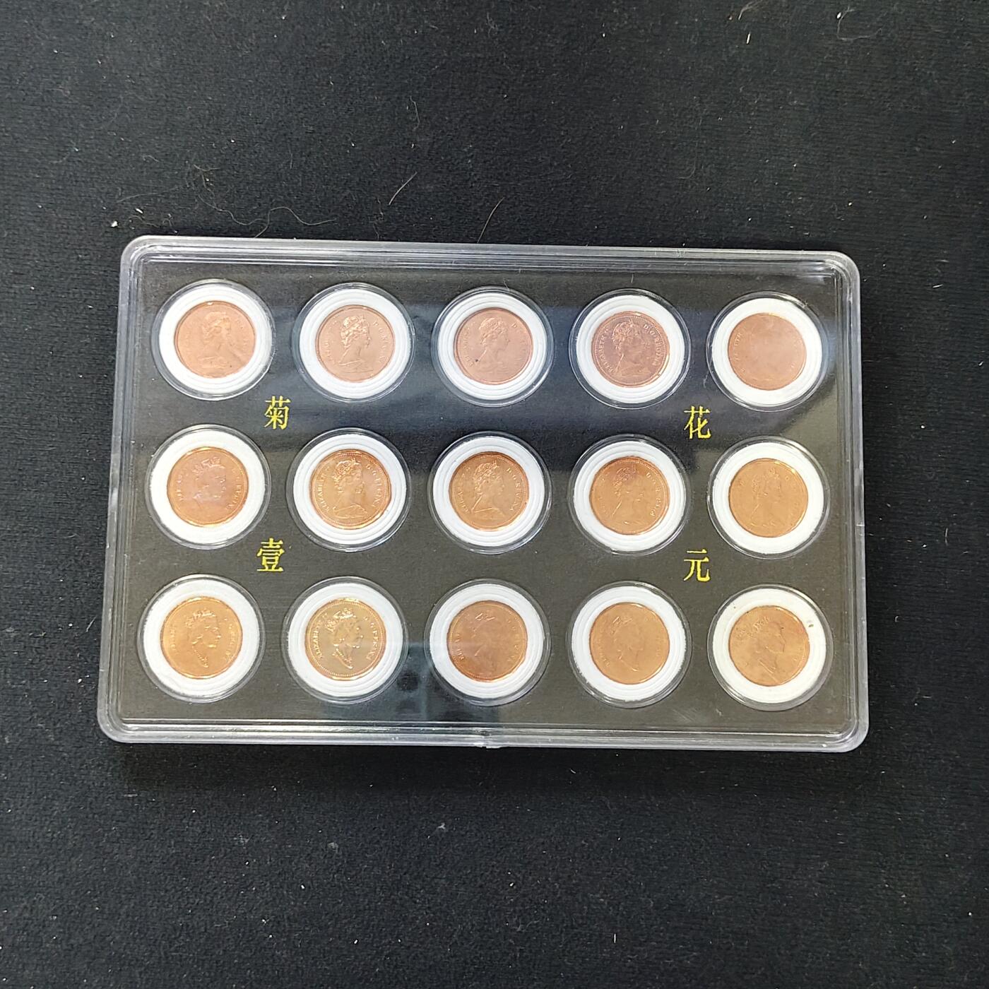 【全场包邮】纯粹捡漏拍482场（免费代拍第19场）-币封+套装+富兰克林（注意佣金） 【盒装套币】加拿大1981-2012年女王连续年份各版本32枚一组