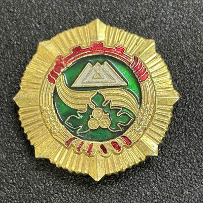 西秦中古拍卖第六十八期 - 新疆克孜勒苏自治州成立30周年纪念章 铜制