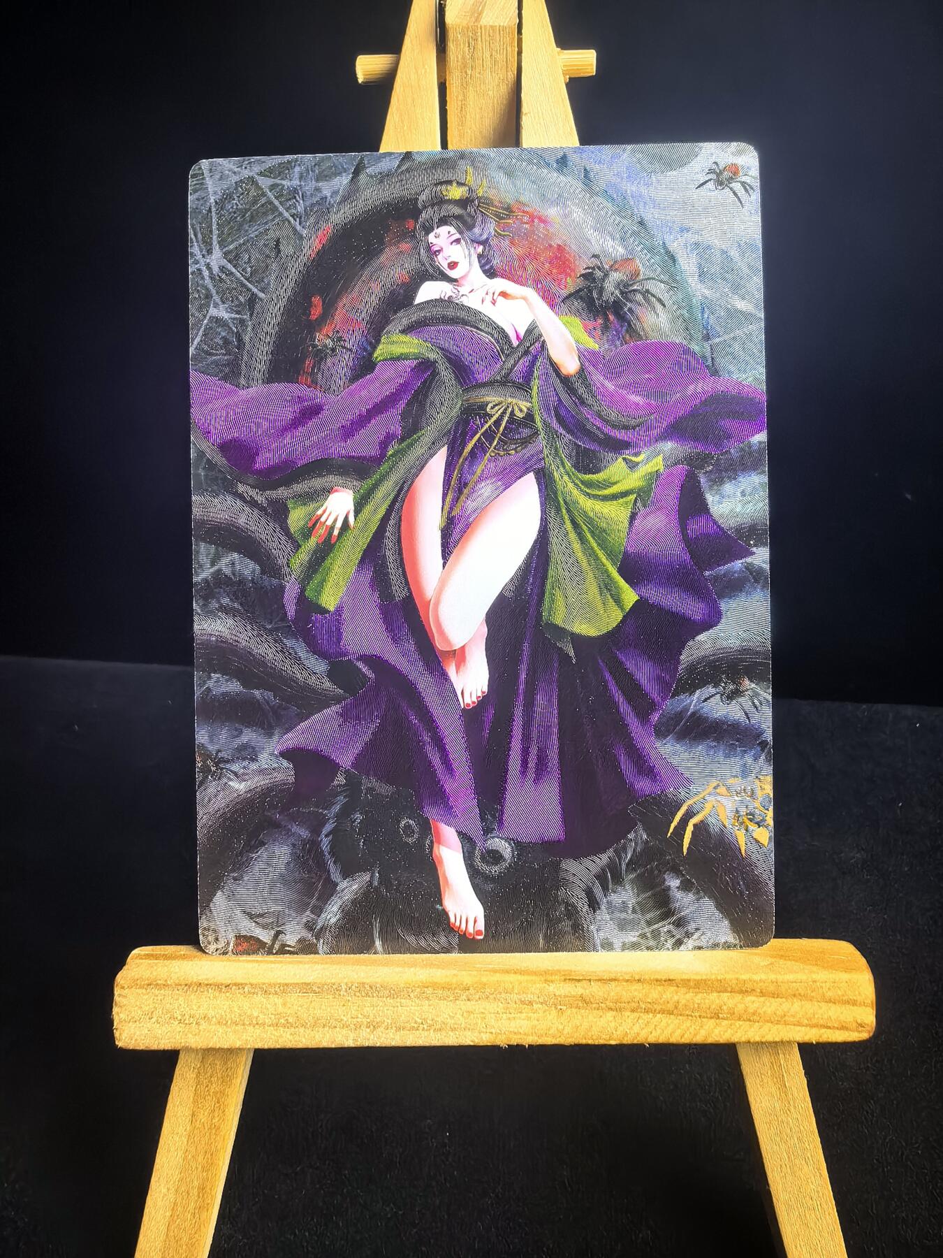 无佣金 不寄存 不收拍 链接少 我只是一个小小的卡牌收藏玩家   需要多宫大佬请私聊 部分卡牌设有底价（不想玩的那么累，即使有底价也会比市场价便宜的多，懂的自然懂） 拒绝小号抬价 大家放心拍 所有拍品部分套有卡膜 部分卡牌多宫 自制卡牌 不包厂瑕 放大镜 品控 勿拍 流拍商品会循环 感谢大家支持 留个关注 不定时上新 谢谢 奇点卡牌 原创 四妹粗闪