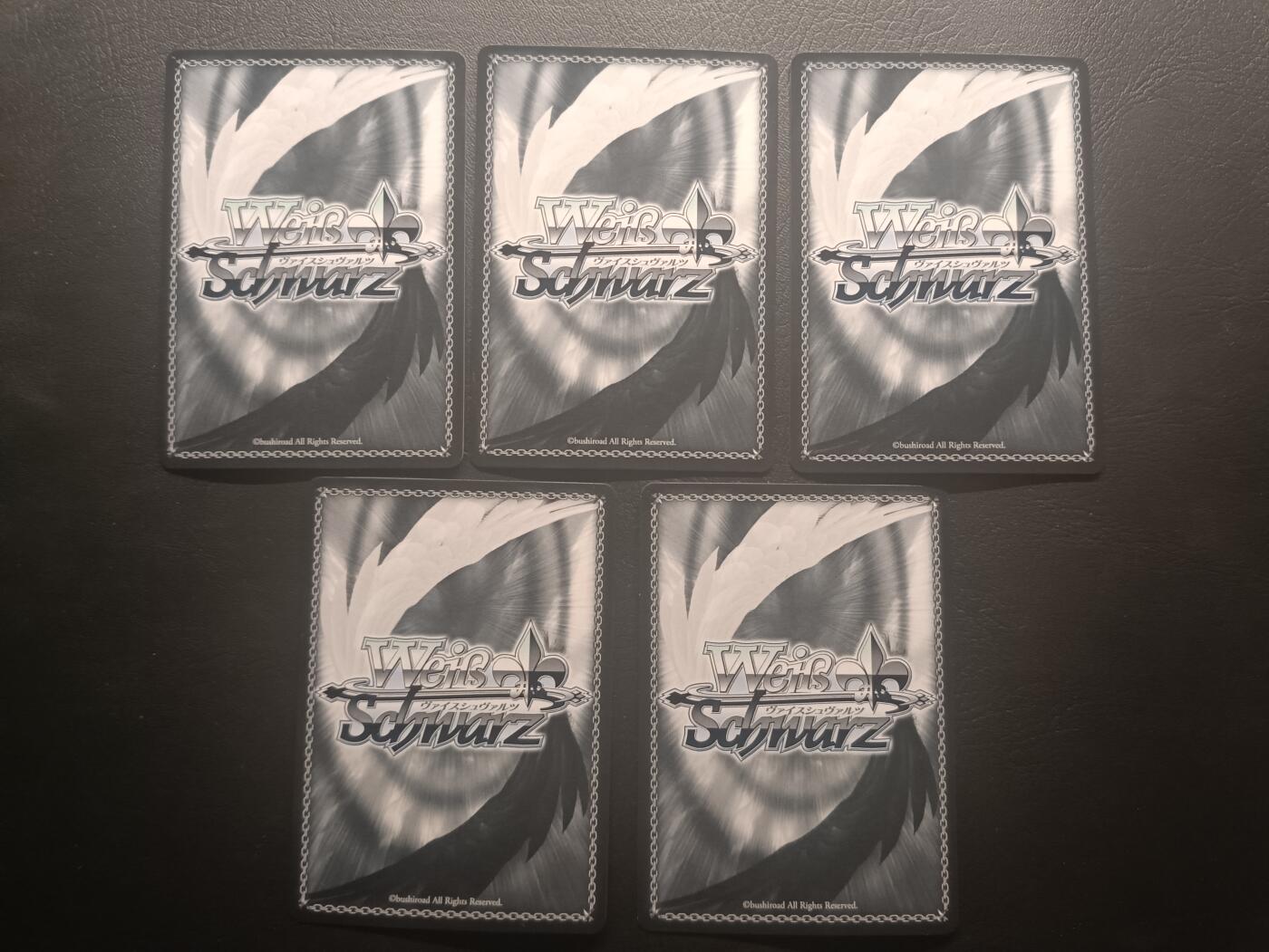 荟藏Assembly特殊场甲号——卡牌处理 WS黑白之翼 LL虹咲学园 中文版平卡批量5张 个别微使用痕迹