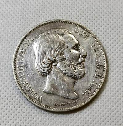 甄臻铺-世界币章拍卖（第42期）送拍享返佣金等优惠多多 - 荷兰1872年2.5盾银币 25克 945银 细节见图