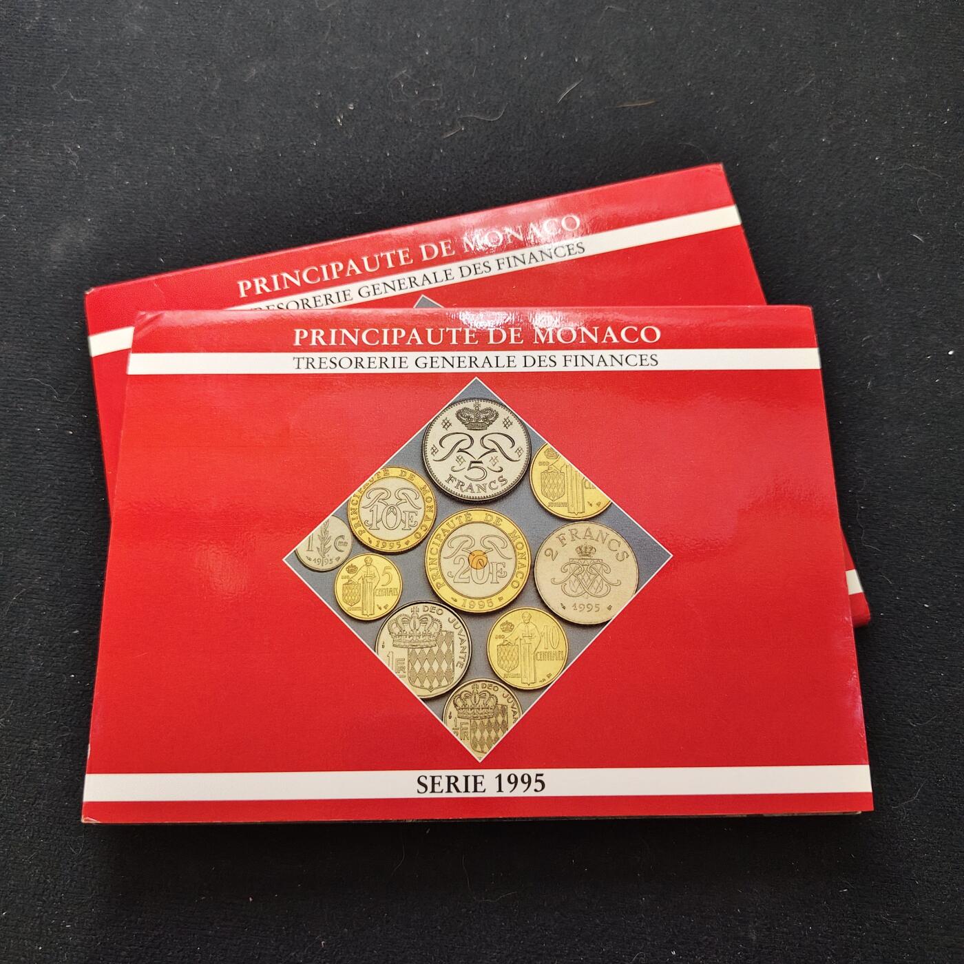 【全场包邮】纯粹捡漏拍483场（免费代拍第20场） 摩纳哥1995年Specimen Set官方封装套币