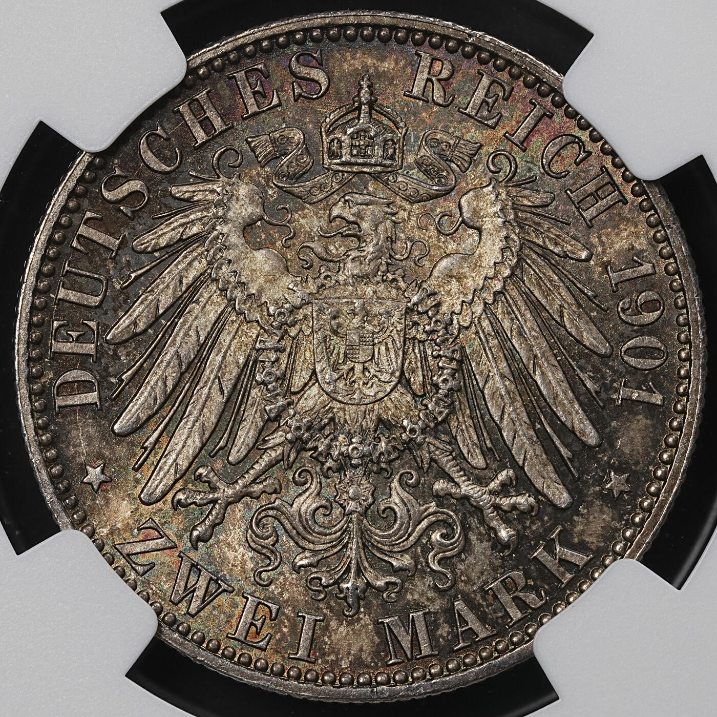 修遠堂世界钱币第九十六期 NGC MS64 1901年普鲁士建国200周年2马克银币