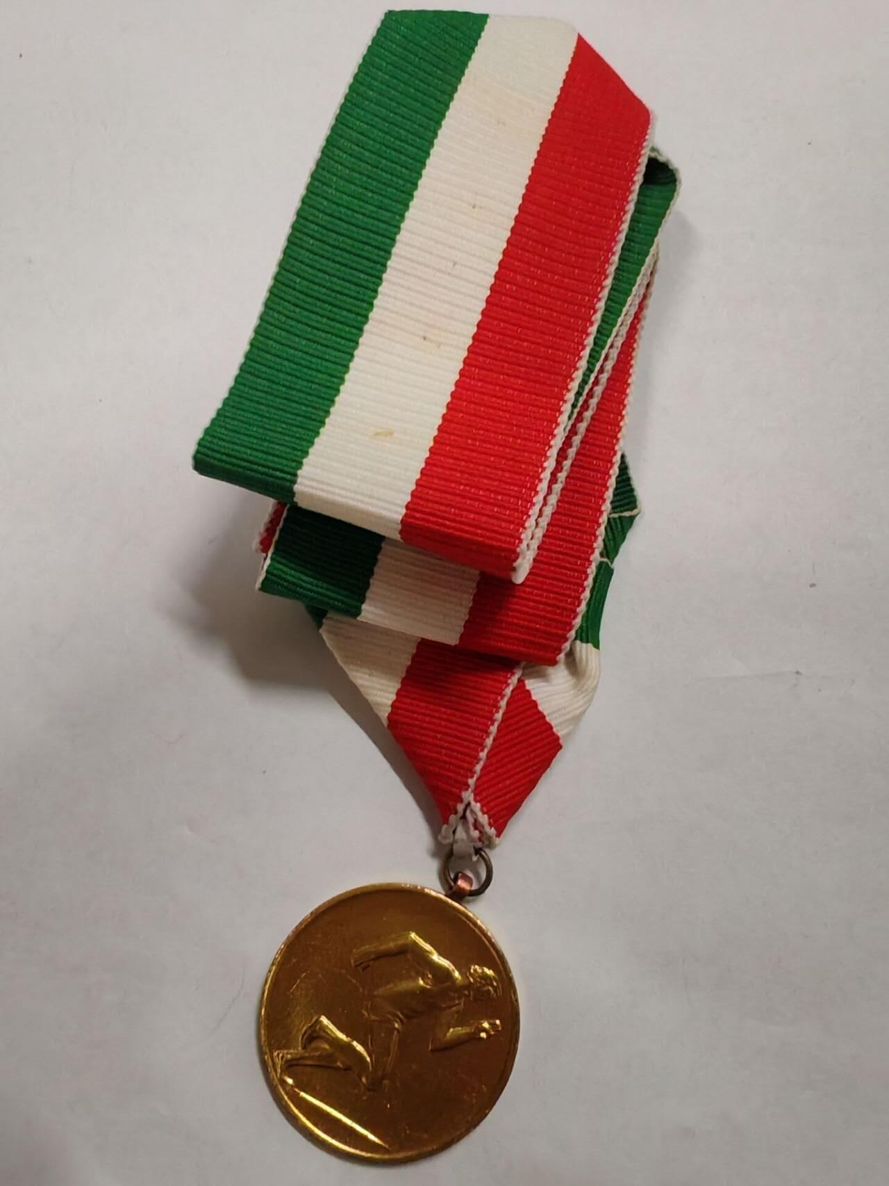 罗岚⭐新藏⭐特惠专拍第一场-分享拍场赚佣 匈牙利人民共和国1988金级军运会优胜奖章 实发带刻字 过一年后人共垮台