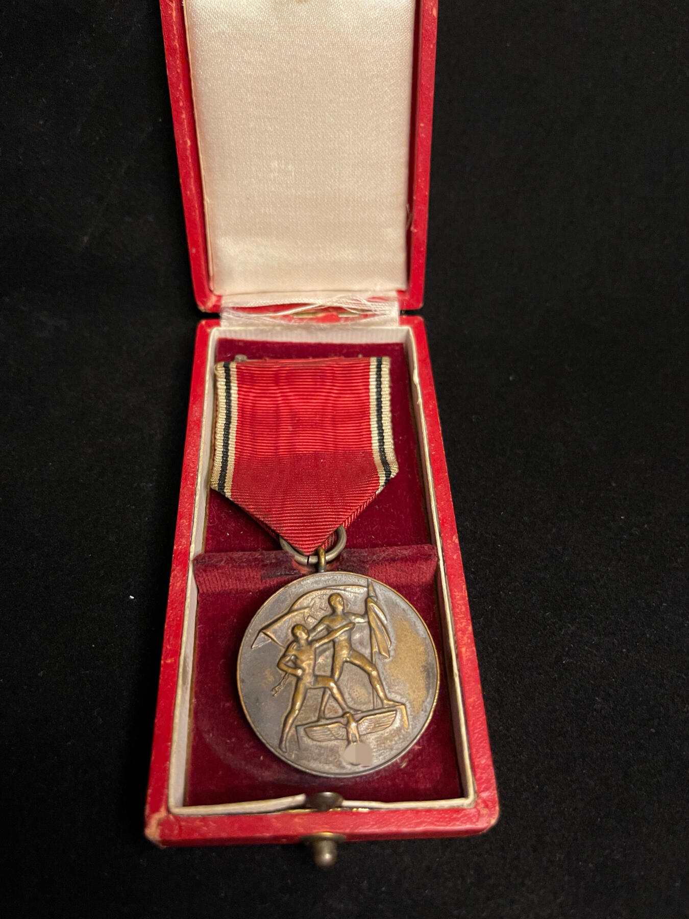 勋章专场 德国（1939）德奥合并奖章 少见带原盒