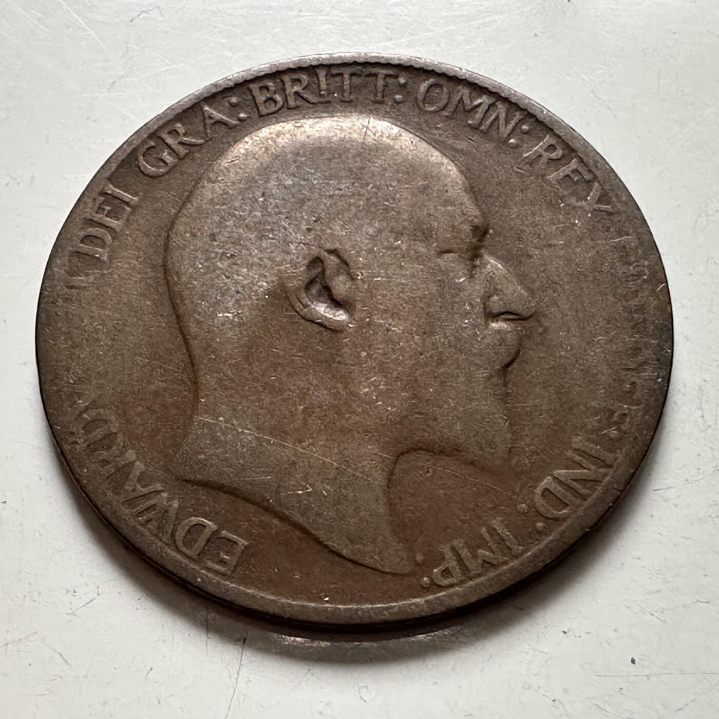 🌹外币初藏🌹🐯2025年第136场  每周二四六晚8️⃣点 接代拍 英国1907年1/2便士