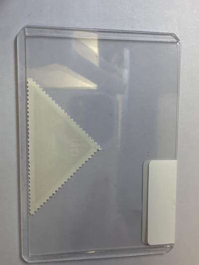 12.26邮票专场 蒙古1963年鱼类三角异形邮票1枚