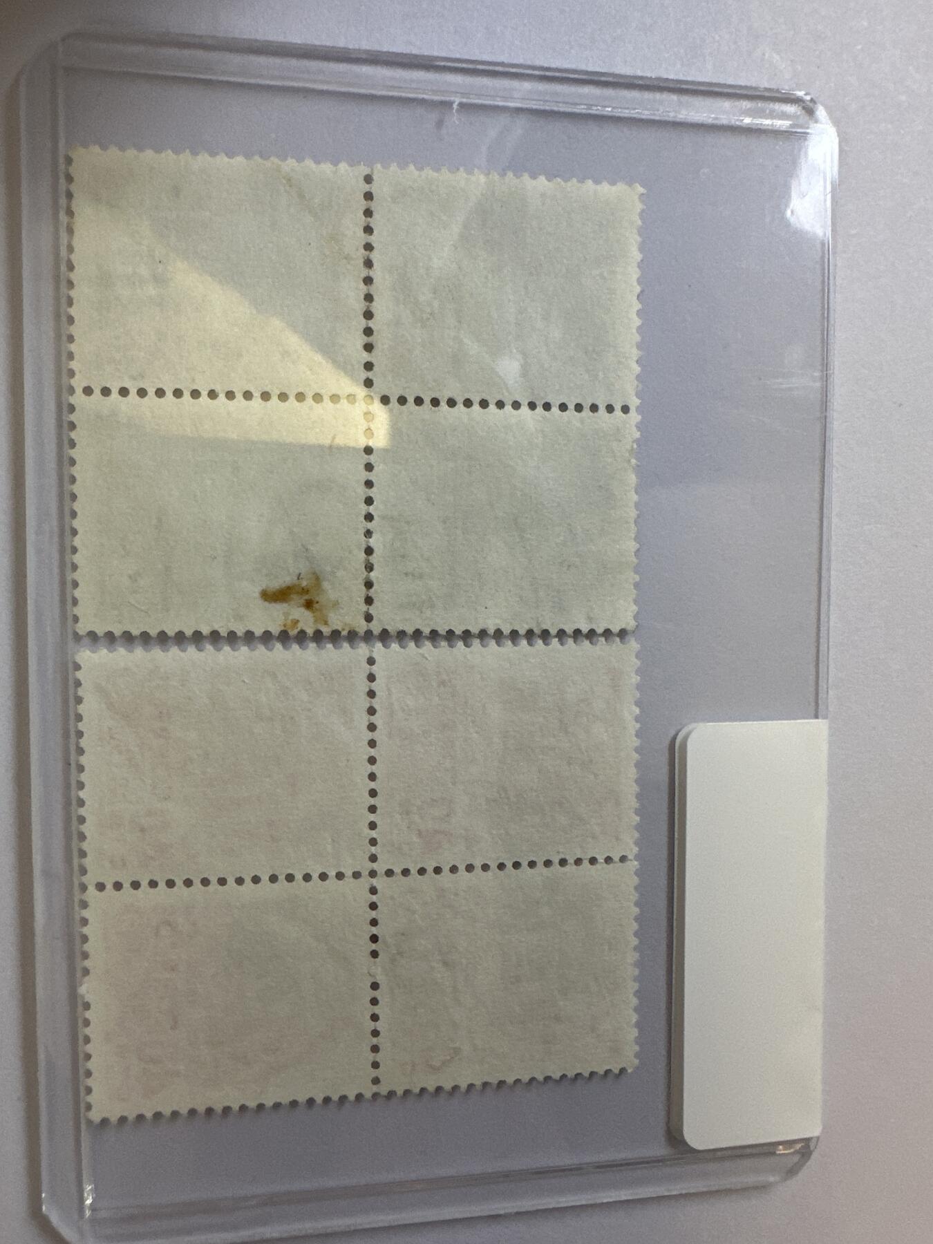 12.6邮票专场 墨西哥信销四连方*2