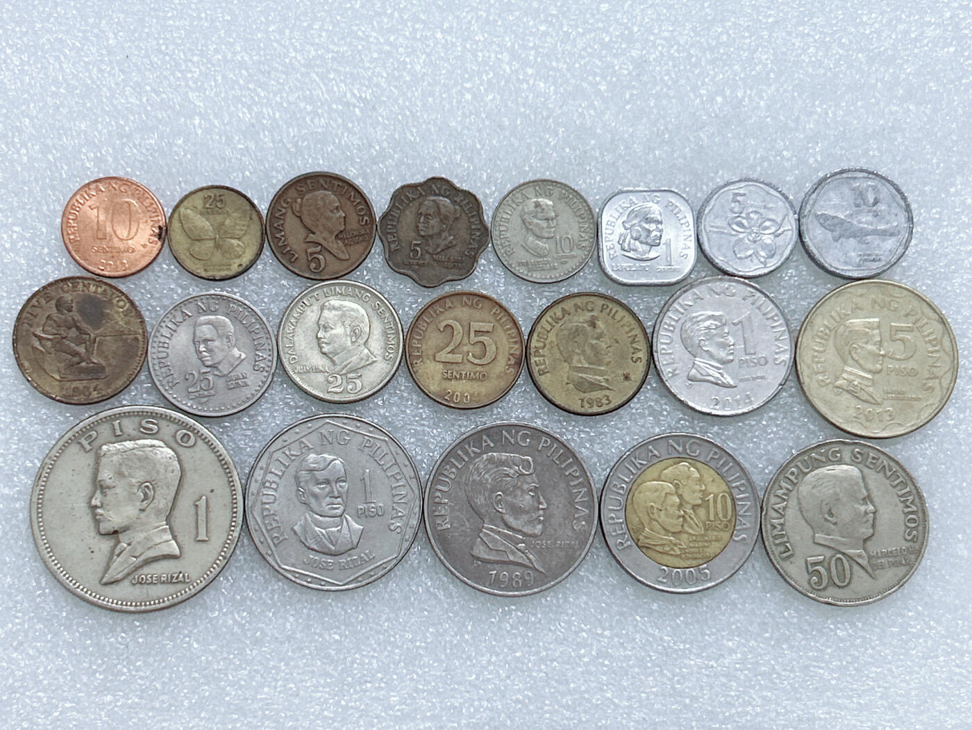 第一海外回流一元起拍收藏 散集专场  第275期 菲律宾硬币 20枚 无重复