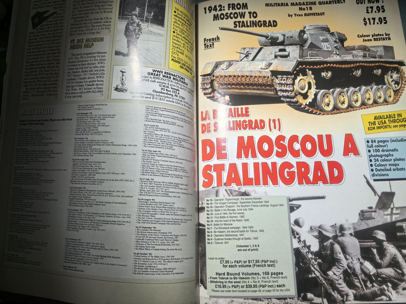 盛世勋华——号角文化勋章邮票专场拍卖第291期 法国出版英语版Militaria杂志 1995年11月第21期 50页