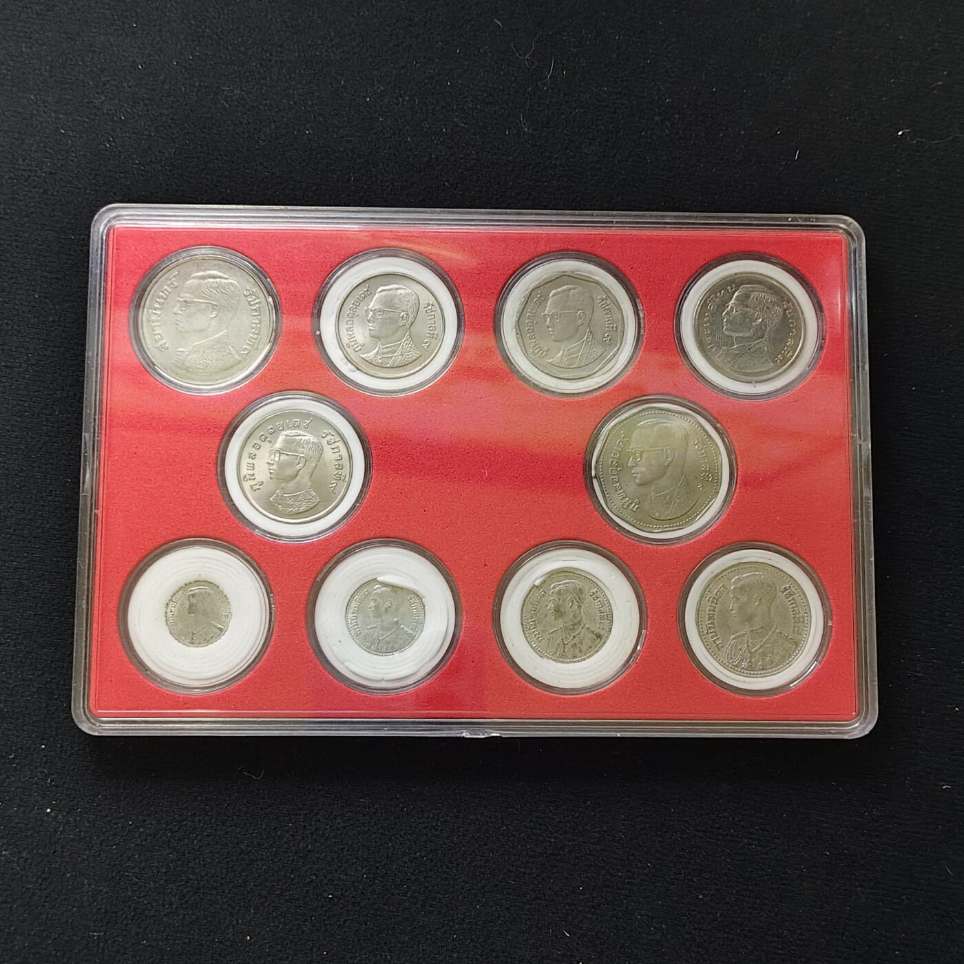 【全场包邮】纯粹捡漏拍482场（免费代拍第19场）-币封+套装+富兰克林（注意佣金） 【盒装套币】泰国拉玛八世-拉玛九世各年份23枚3盒