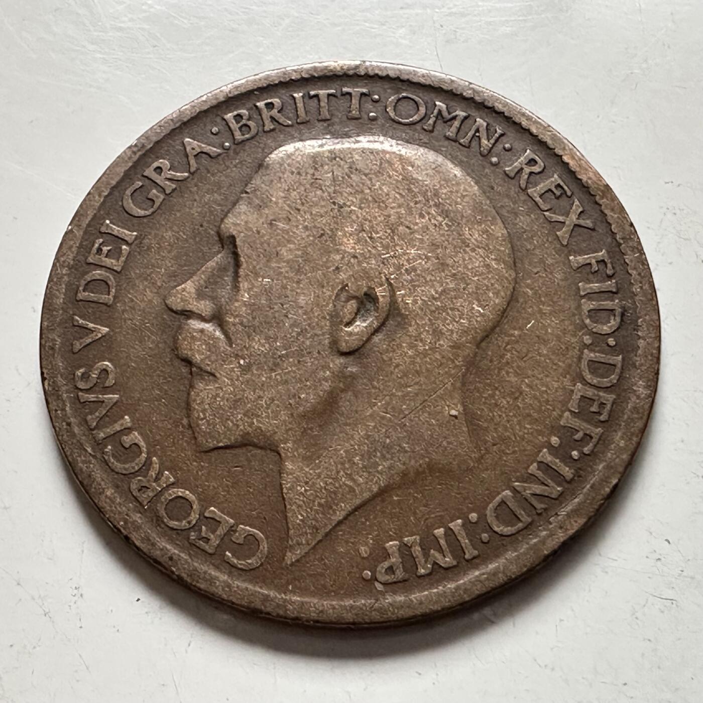 🌹外币初藏🌹🐯2025年第136场  每周二四六晚8️⃣点 接代拍 英国1915年1/2便士