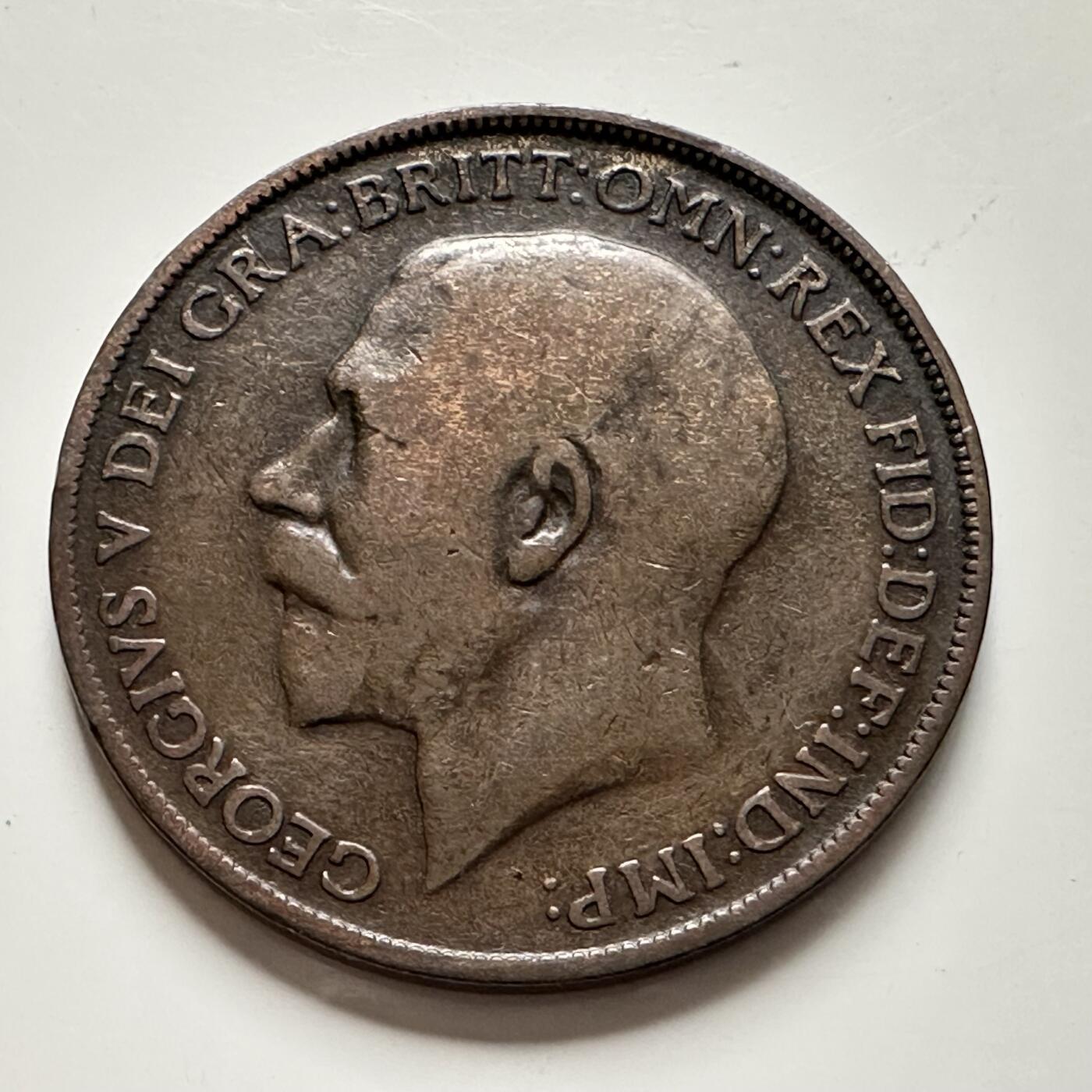 🌹外币初藏🌹🐯2025年第136场  每周二四六晚8️⃣点 接代拍 英国1912年一便士 b