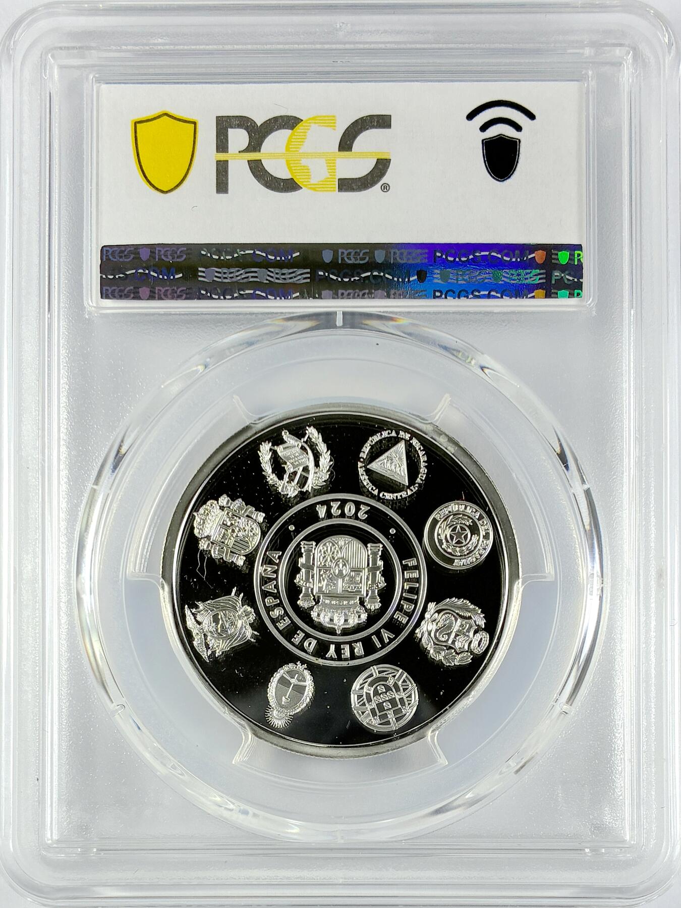 【雨安】【直播拍卖】【世界币章119期-评级币】2025-12-06 周六 19:30 保真 [评级欧元] Spain 欧元 西班牙 5欧元 2024年 塞维利亚 PCGS-PR69DCAM