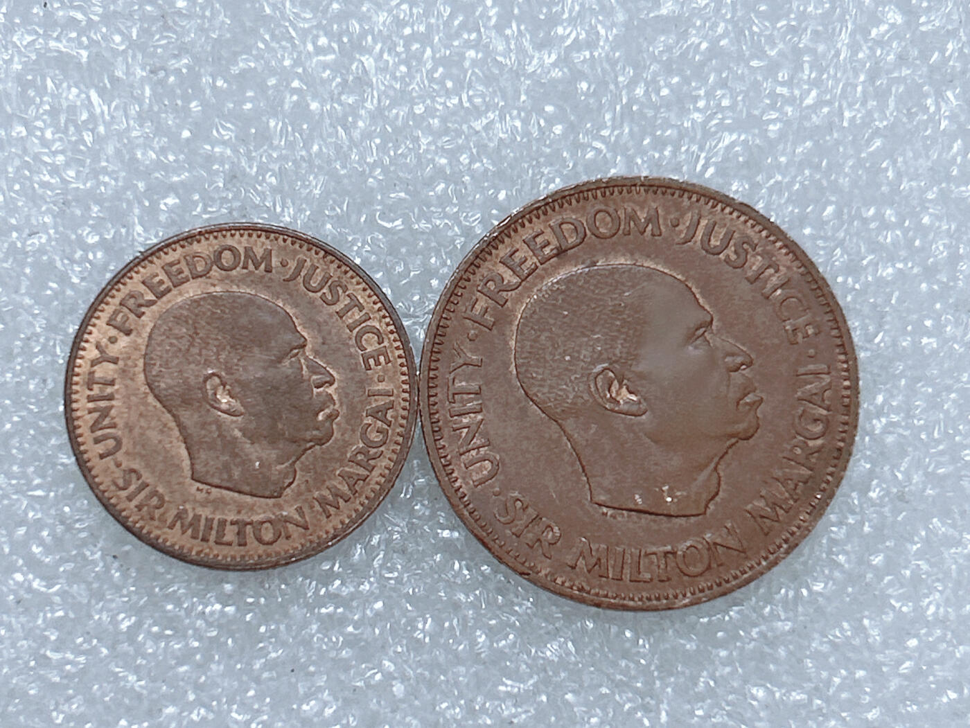 第一海外回流一元起拍收藏 散集专场  第275期 塞拉利昂1964年青铜币 2枚 带光品