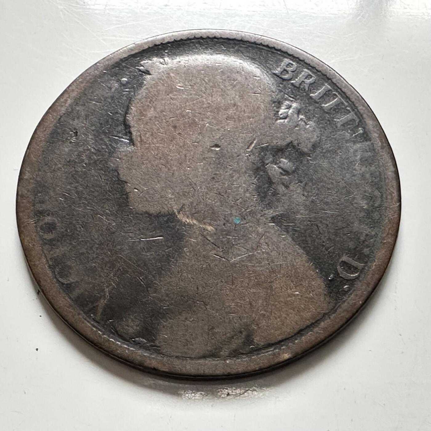 🌹外币初藏🌹🐯2025年第136场  每周二四六晚8️⃣点 接代拍 英国1881年维多利亚一便士