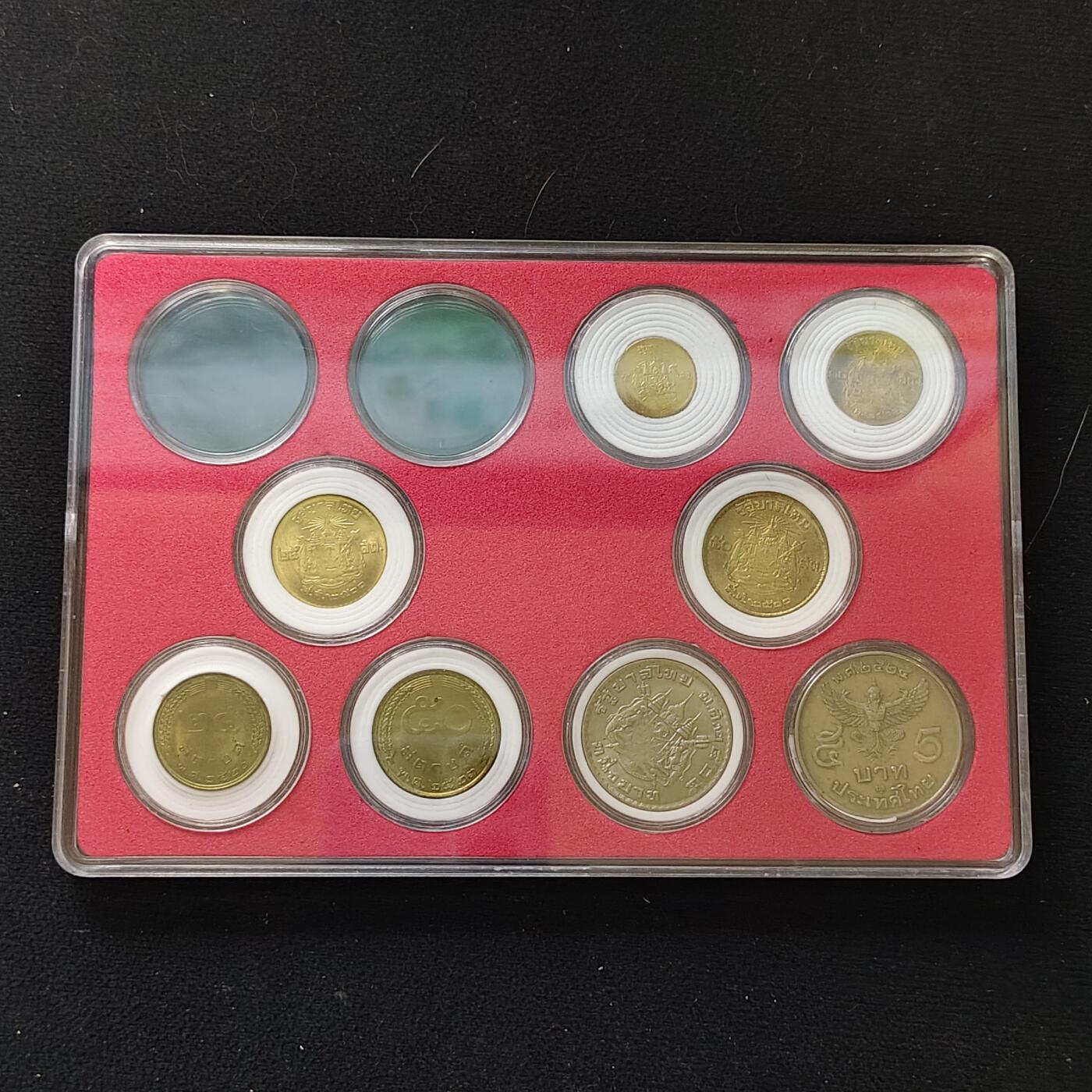 【全场包邮】纯粹捡漏拍482场（免费代拍第19场）-币封+套装+富兰克林（注意佣金） 【盒装套币】泰国拉玛八世-拉玛九世各年份23枚3盒