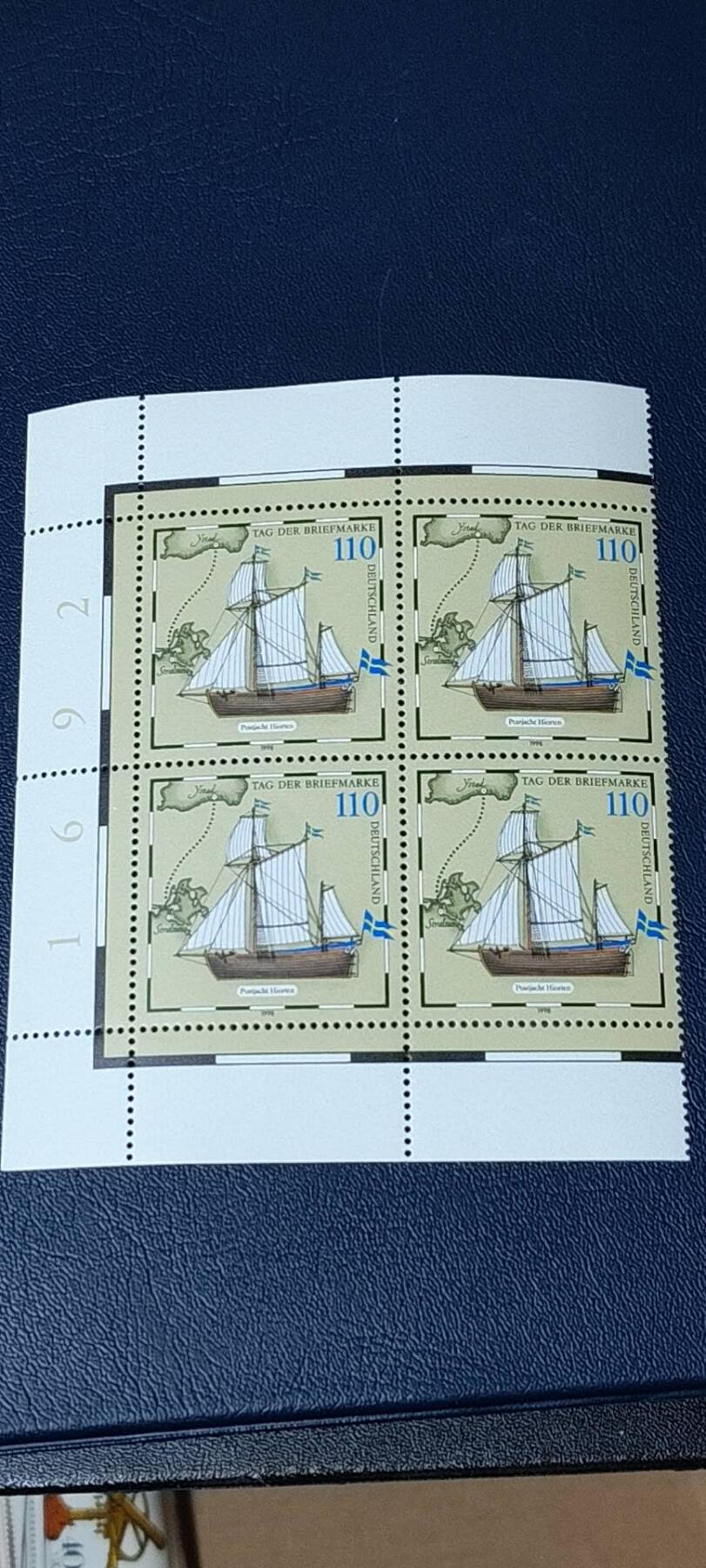 德国邮票专场，都是四方联