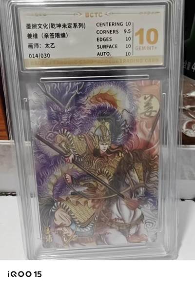 第十五期 - 【亲签】墨婉文化(乾坤未定系列)
姜维(亲签限编)
画师:太乙
014/030 10分