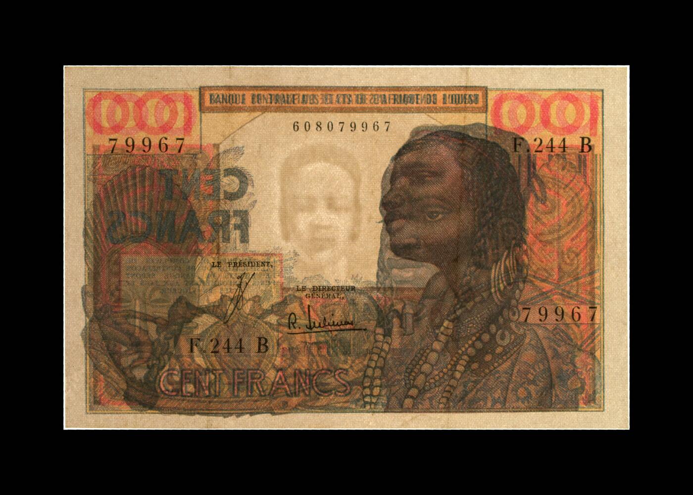 12.5纸币专场 Pick#201Bf 1961-65 100 Francs 53 EPQ