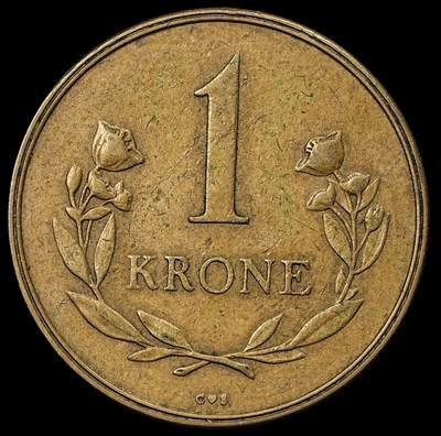 修遠堂世界钱币第九十六期 - 1957年皇家格陵兰贸易公司1克朗