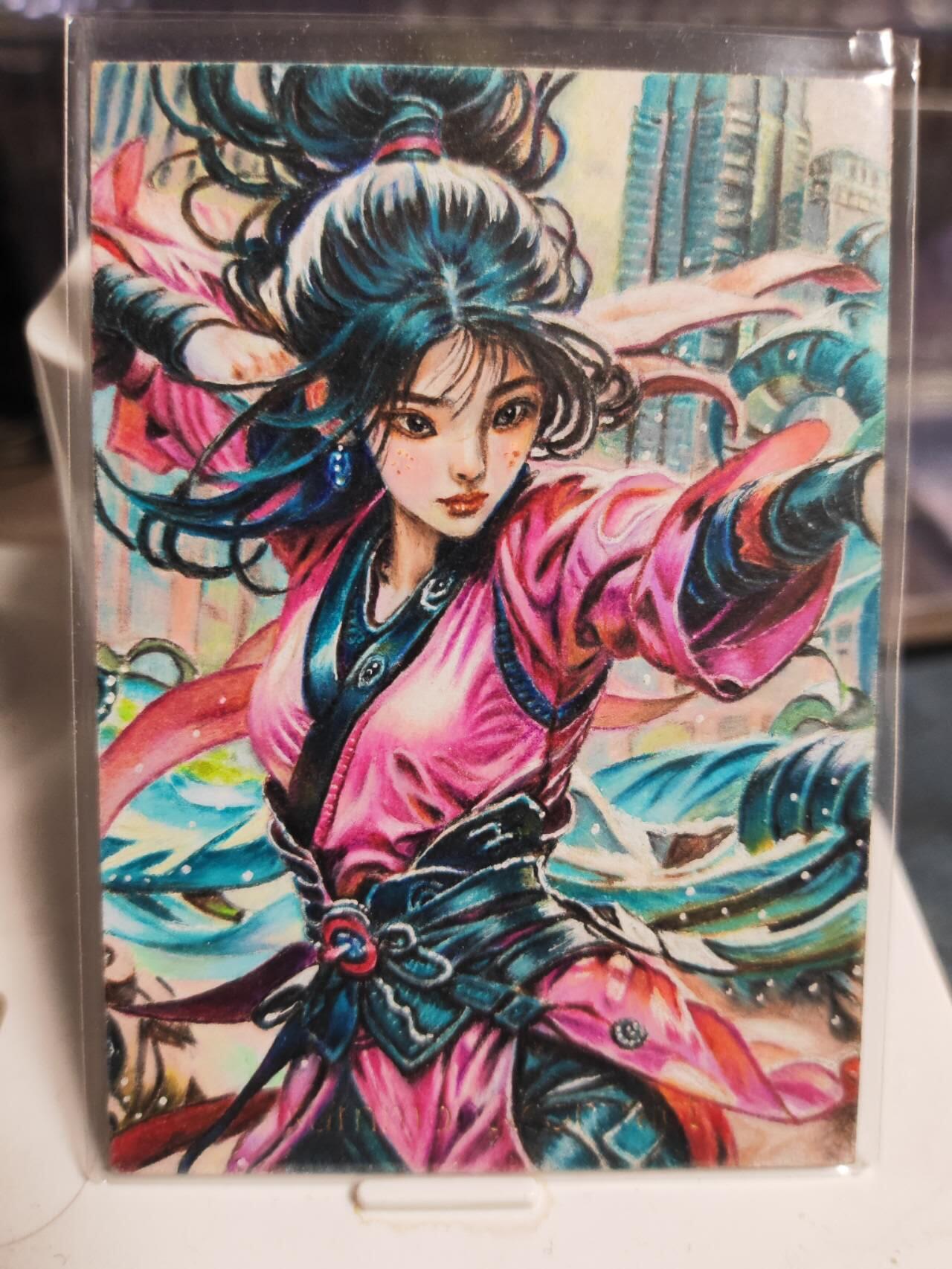 阳大大卡牌拍卖第85期（持续收拍品，周六晚上九点截拍，进群福利早知道） 【手绘卡】知名画师 且听风吟 扈三娘