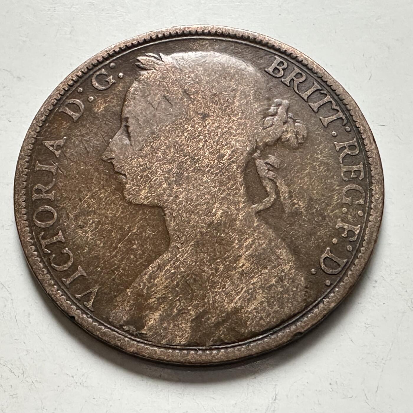 🌹外币初藏🌹🐯2025年第136场  每周二四六晚8️⃣点 接代拍 英国1893年维多利亚一便士