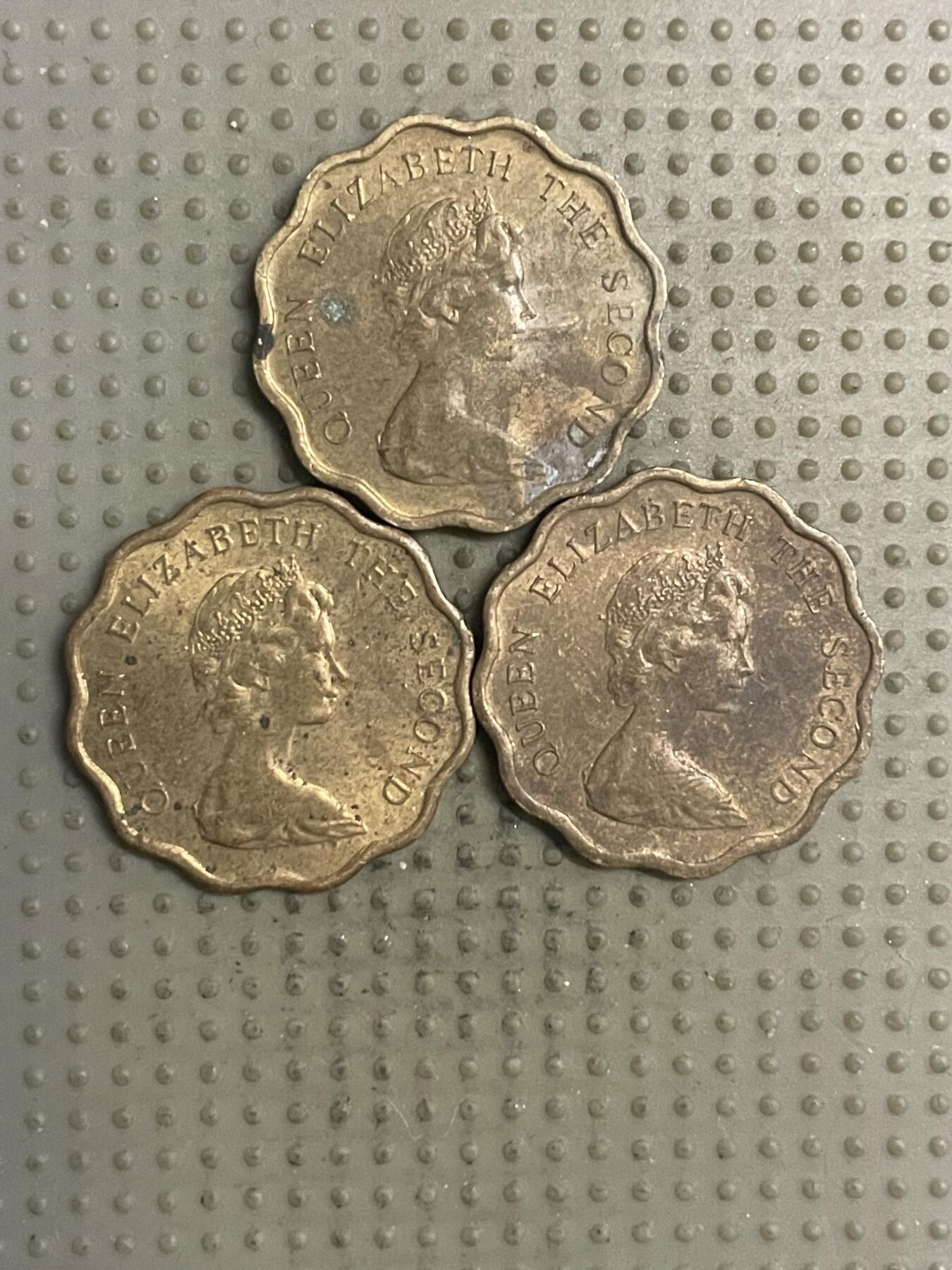 2025年第132场各国散币拍卖（总第132场） 香港二毫3枚