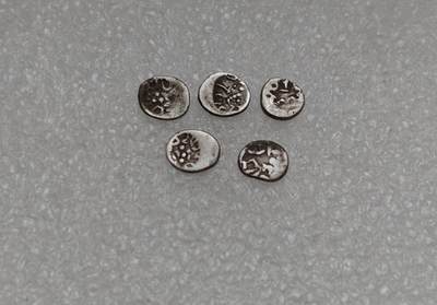 瓶子🏺第219期拍卖会 -  中亚早期伊斯兰国家打制银币5枚