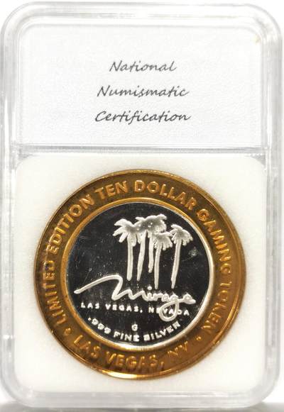 博洋堂世界钱币拍卖第150期（全场包邮） 拉斯维加斯赌场系列纪念银质代用币