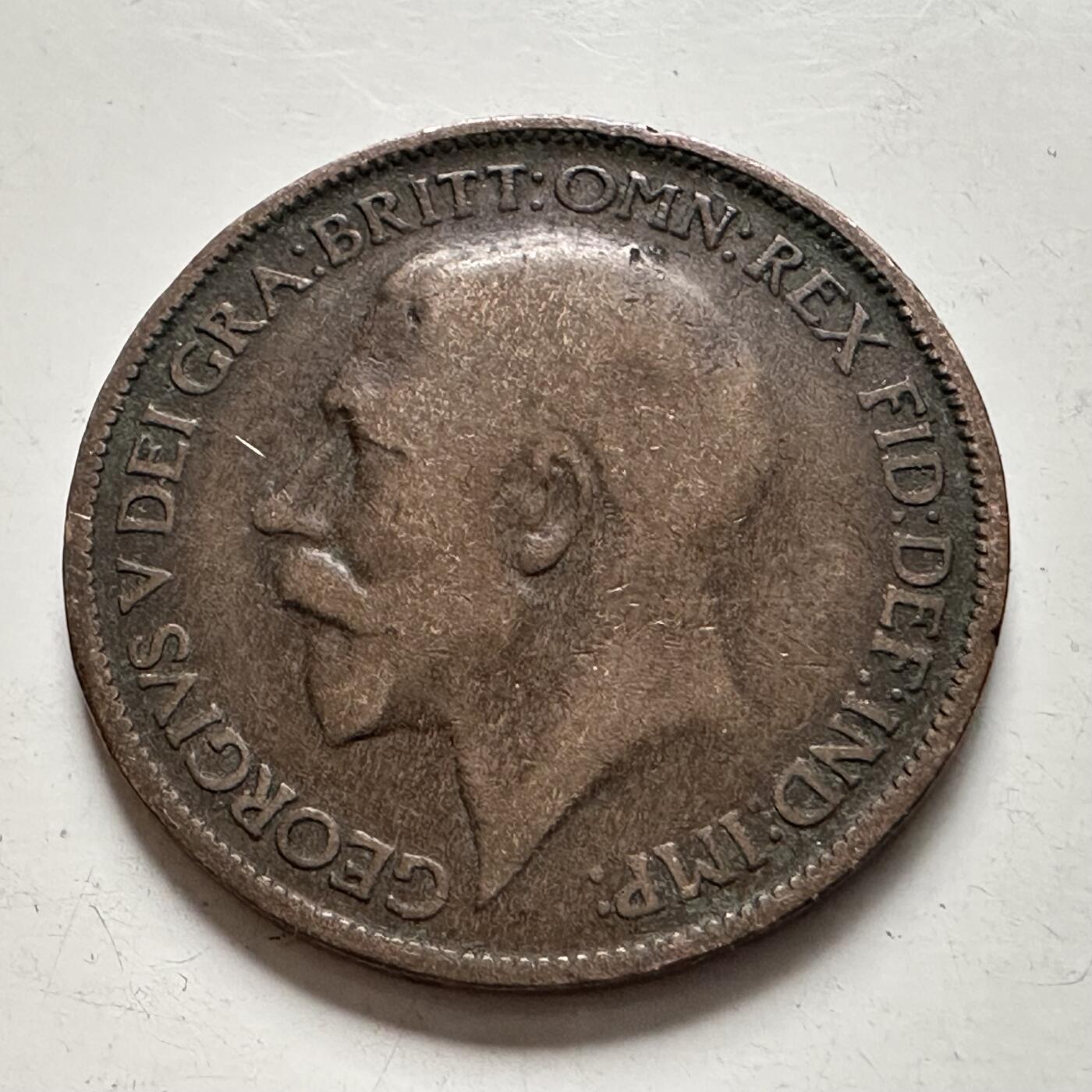 🌹外币初藏🌹🐯2025年第136场  每周二四六晚8️⃣点 接代拍 英国1924年1/2便士