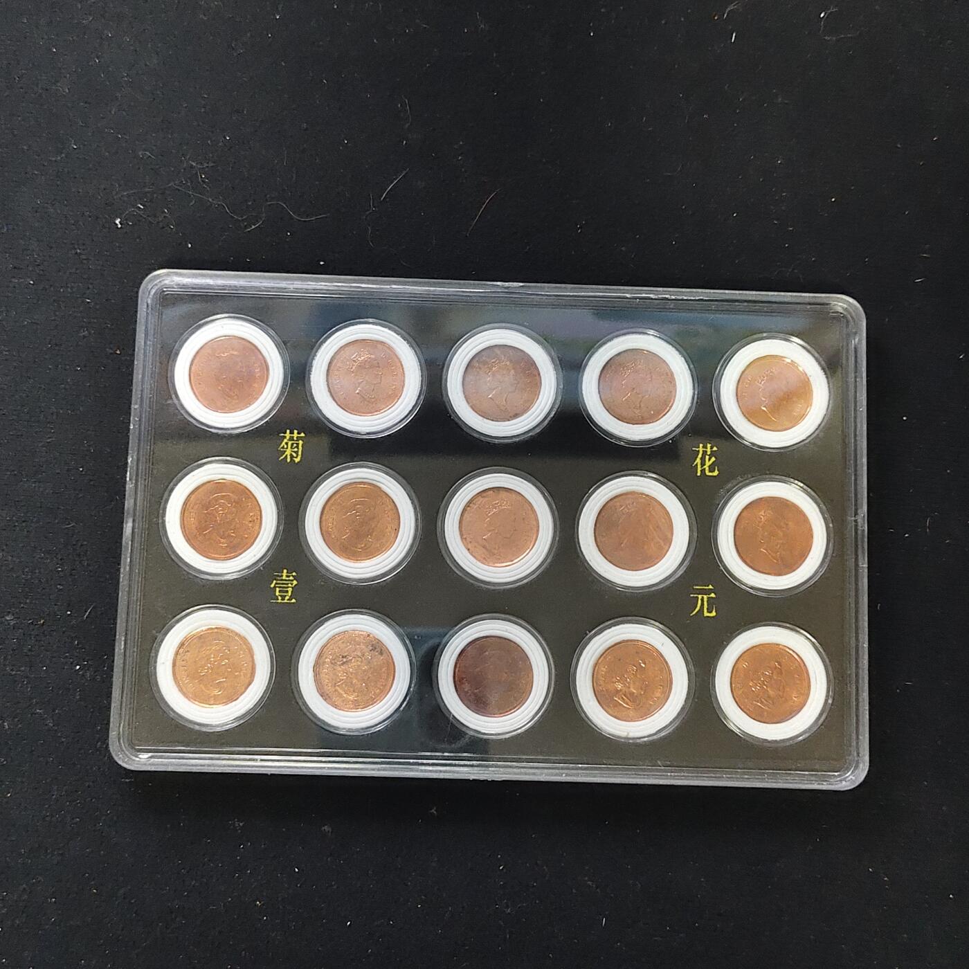 【全场包邮】纯粹捡漏拍482场（免费代拍第19场）-币封+套装+富兰克林（注意佣金） 【盒装套币】加拿大1981-2012年女王连续年份各版本32枚一组