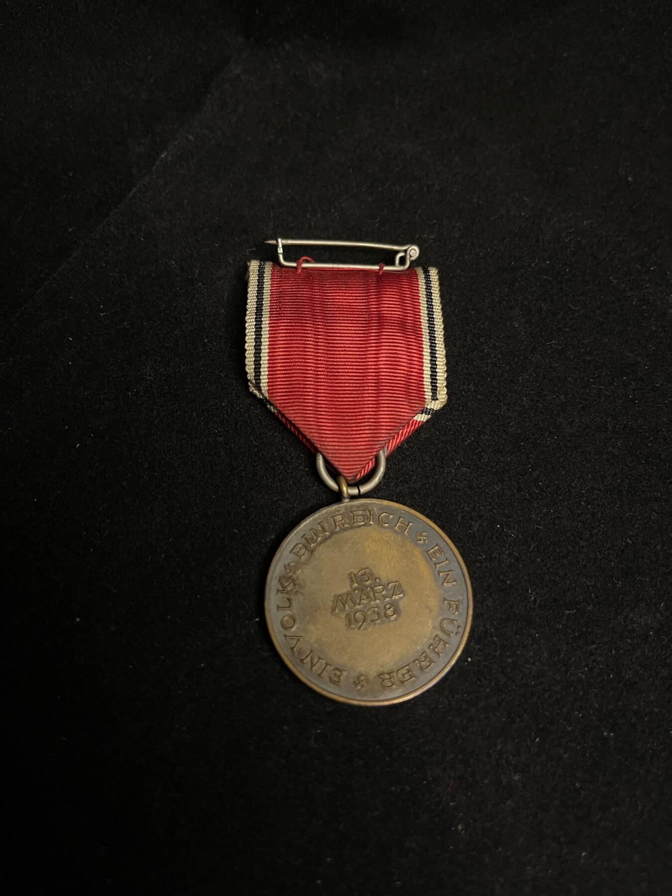 勋章专场 德国（1939）德奥合并奖章 少见带原盒
