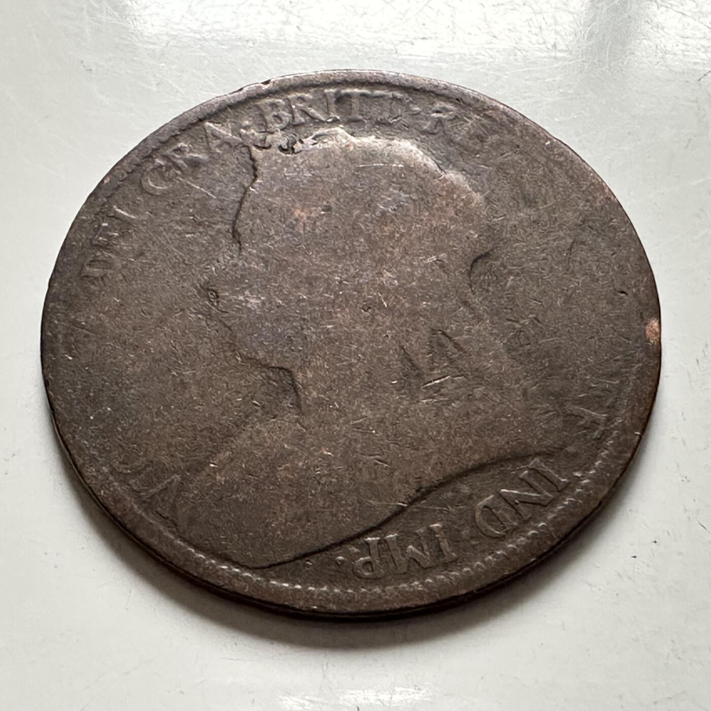 🌹外币初藏🌹🐯2025年第136场  每周二四六晚8️⃣点 接代拍 英国1900年1/2便士