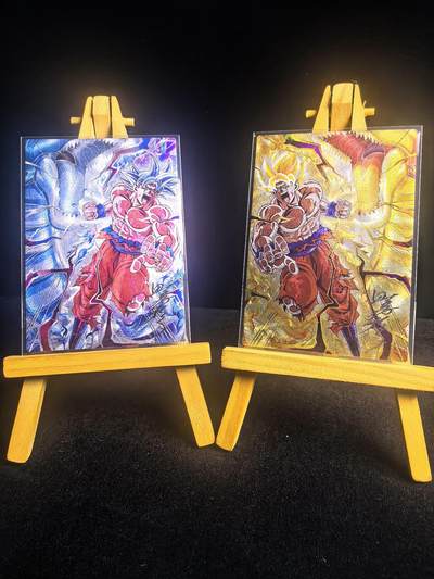 无佣金 不寄存 不收拍 链接少 我只是一个小小的卡牌收藏玩家   需要多宫大佬请私聊 部分卡牌设有底价（不想玩的那么累，即使有底价也会比市场价便宜的多，懂的自然懂） 拒绝小号抬价 大家放心拍 所有拍品部分套有卡膜 部分卡牌多宫 自制卡牌 不包厂瑕 放大镜 品控 勿拍 流拍商品会循环 感谢大家支持 留个关注 不定时上新 谢谢 - 奇点卡牌 积分兑换 满赠 特藏卡 七龙珠龙拳粗闪一对 编号199和084